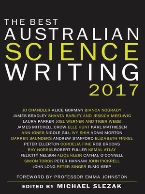 cover image of The Best Australian Science Writing 2017